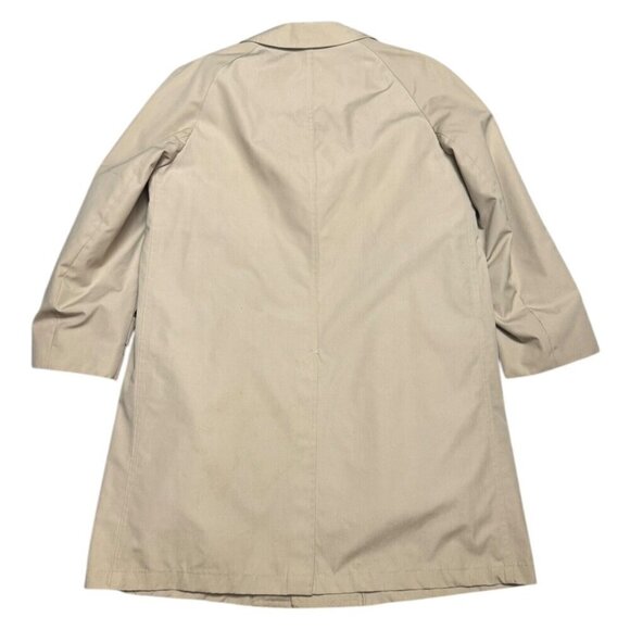 LONDON FOG MAINCOATS Vintage Retro 90s Business Casual Trench Coat Mens 42S - Picture 4 of 11